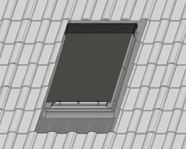 FAKRO tagvinduesmarkise AMZ 089 RAL 7016